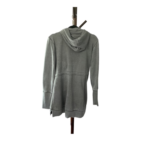 Essentials Women’s distressed gray acid washed sweatshirt hoodie. XL. NWOT - Picture 5 of 5